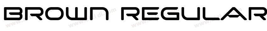 Brown Regular字体转换